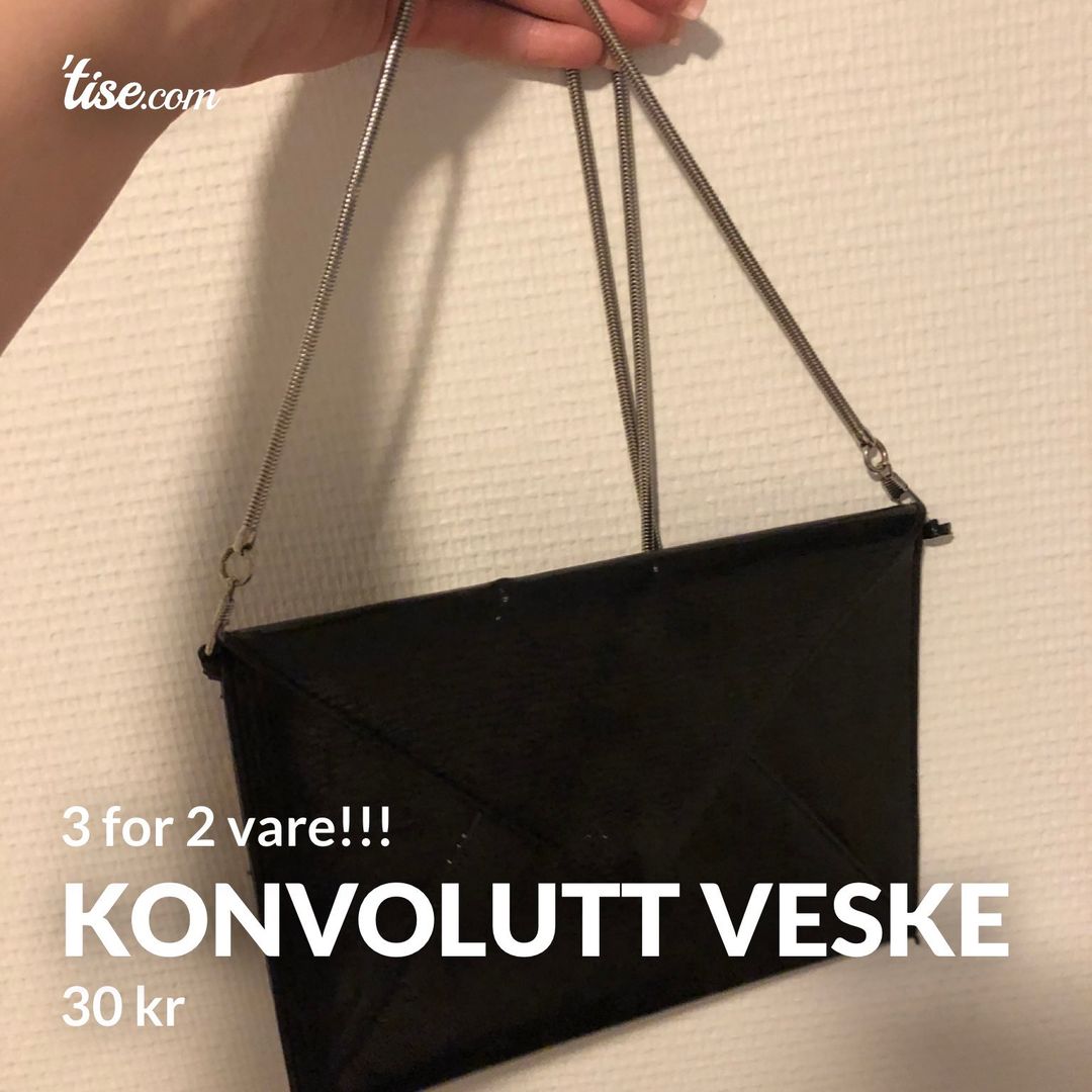 Konvolutt veske