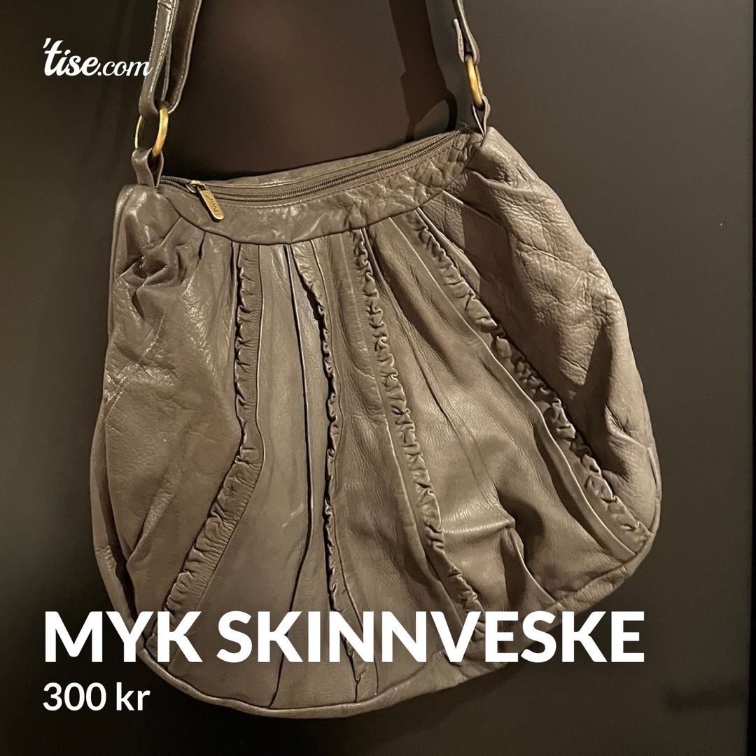 Myk skinnveske