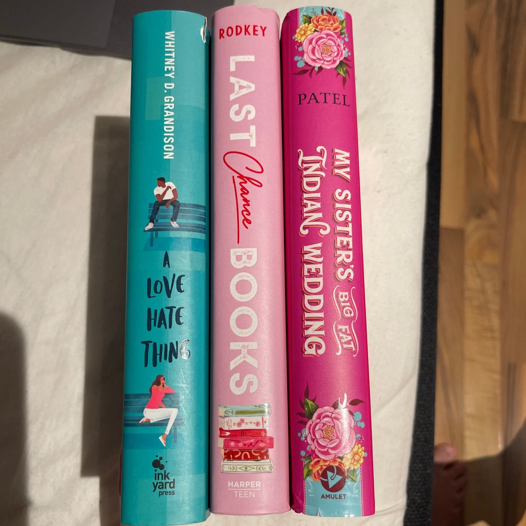 3 hardcover bøker