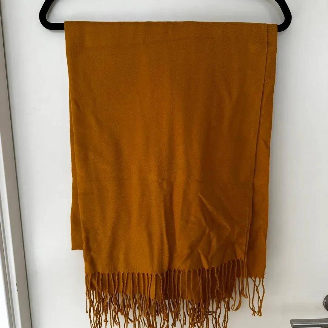 Yellow mustard scarf