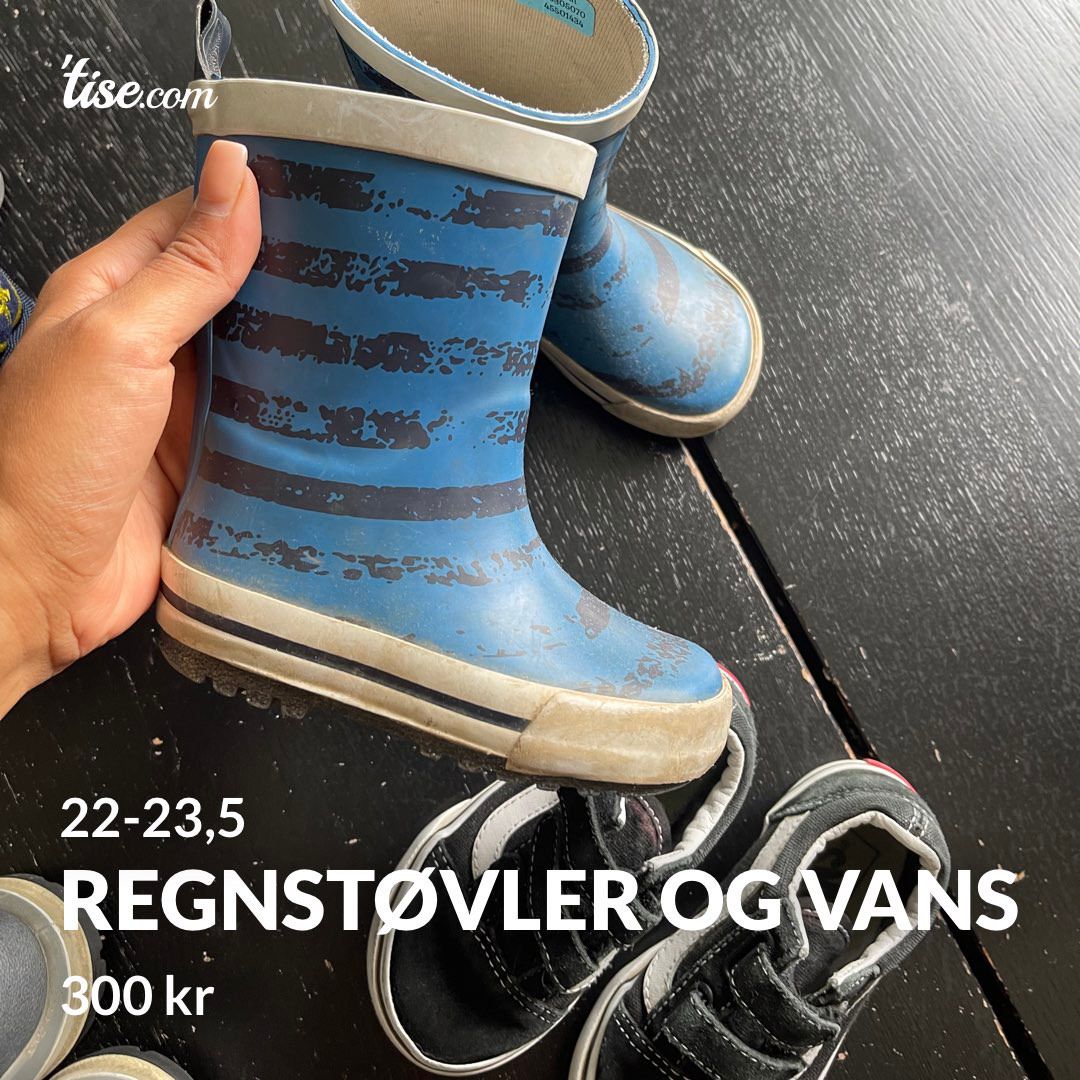 Regnstøvler og vans