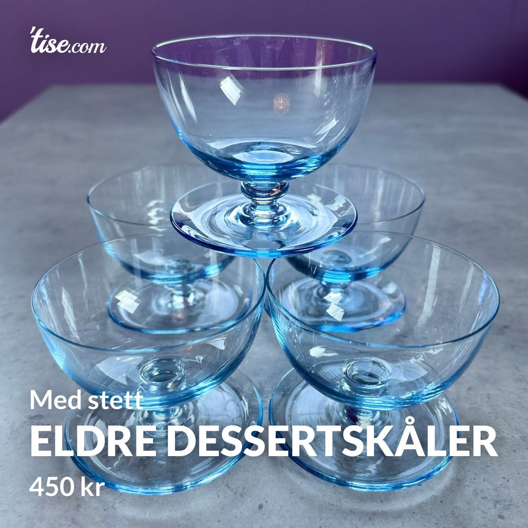 Eldre dessertskåler