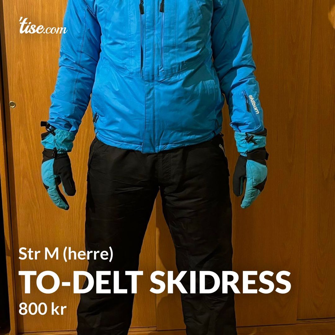 To-delt skidress