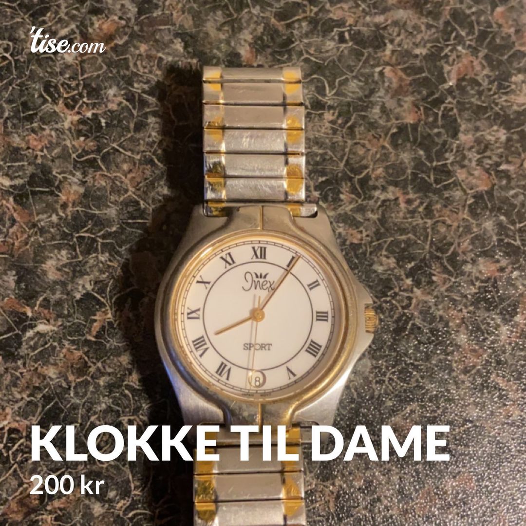 Klokke til dame