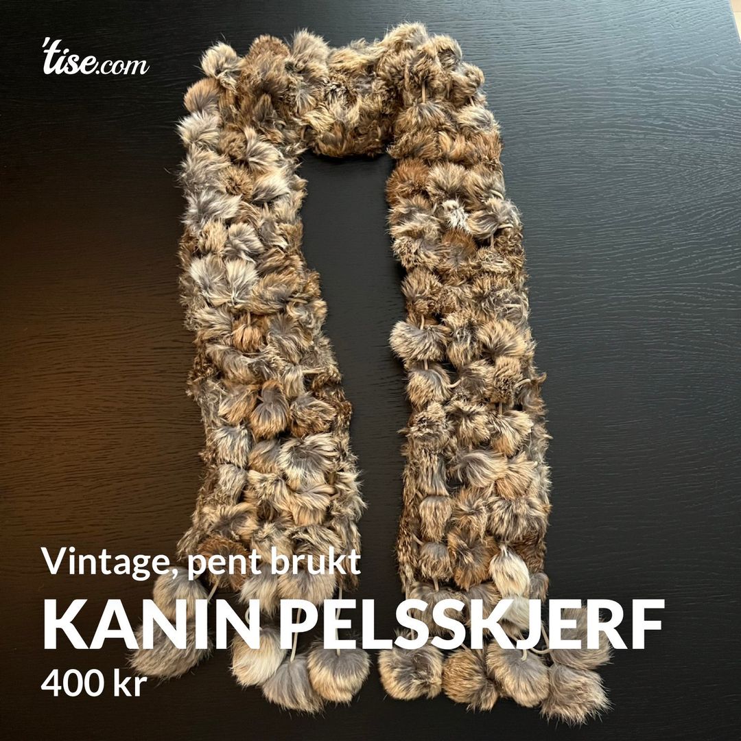 Kanin pelsskjerf