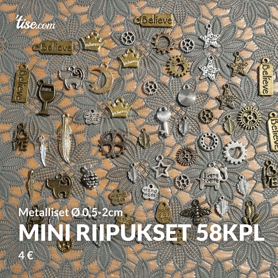 Mini riipukset 58kpl