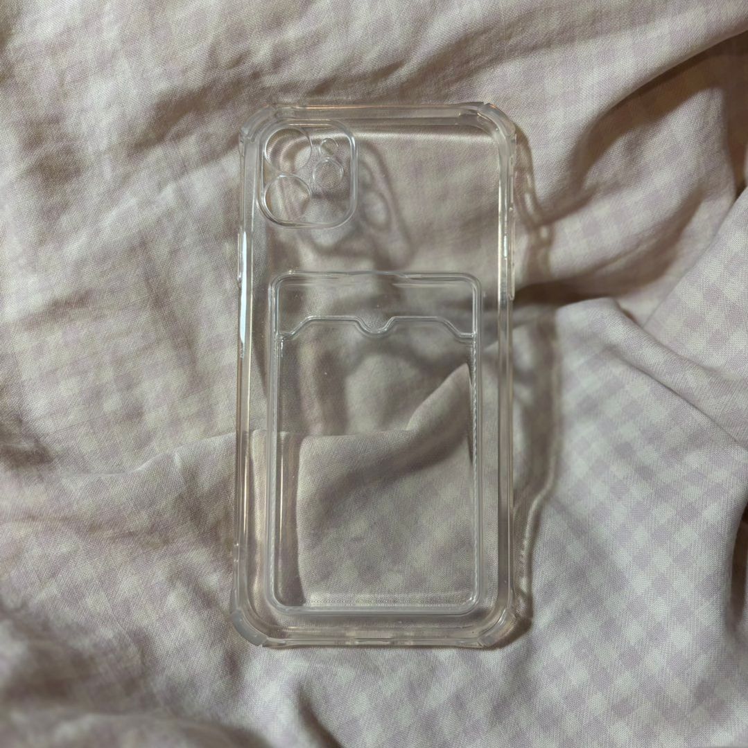 see thru phone case