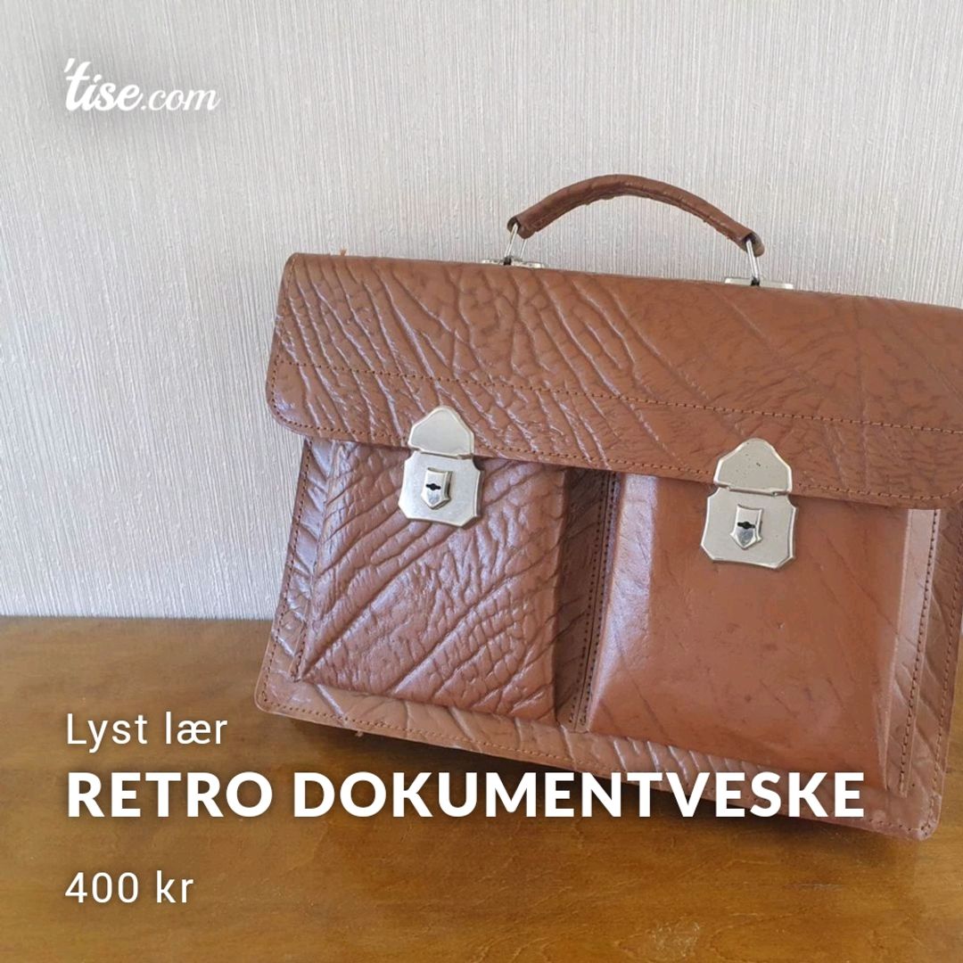 Retro dokumentveske