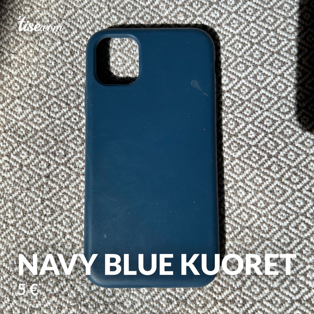 Navy blue kuoret