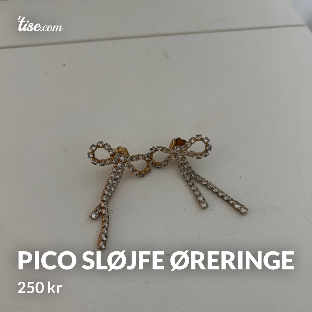 Pico sløjfe øreringe