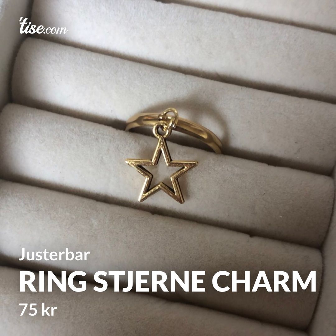 Ring stjerne charm