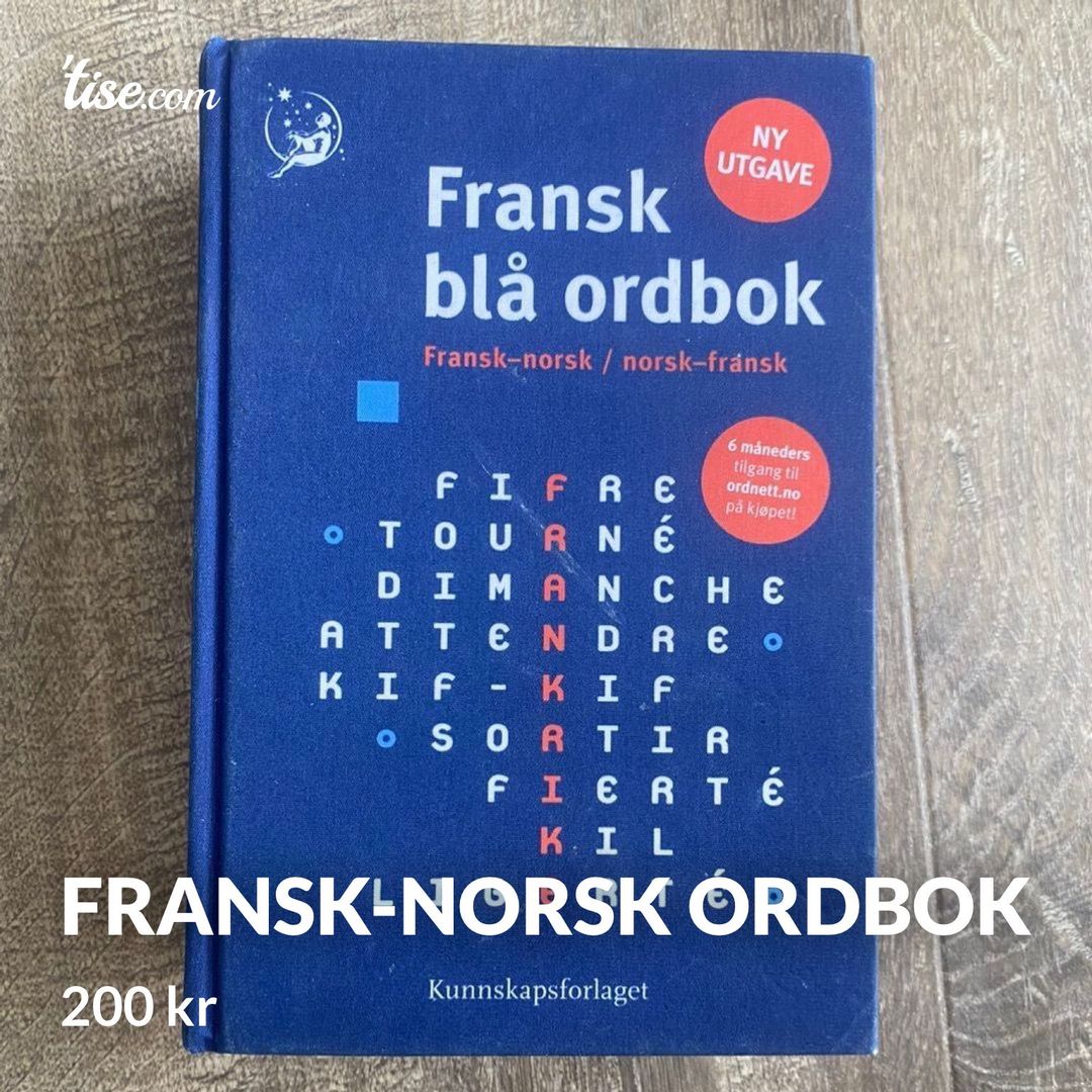 Fransk-norsk ordbok