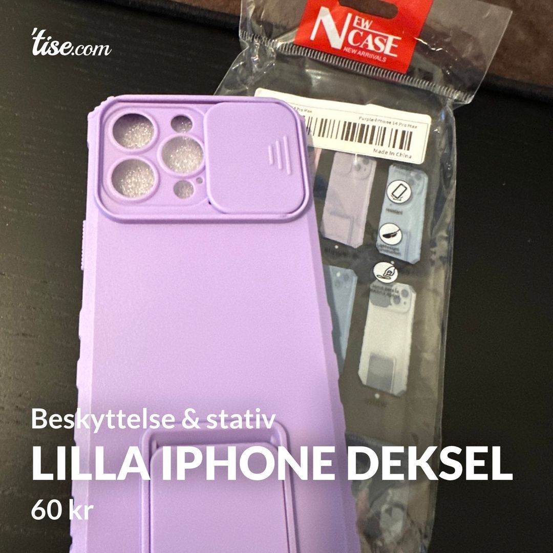 Lilla iphone deksel