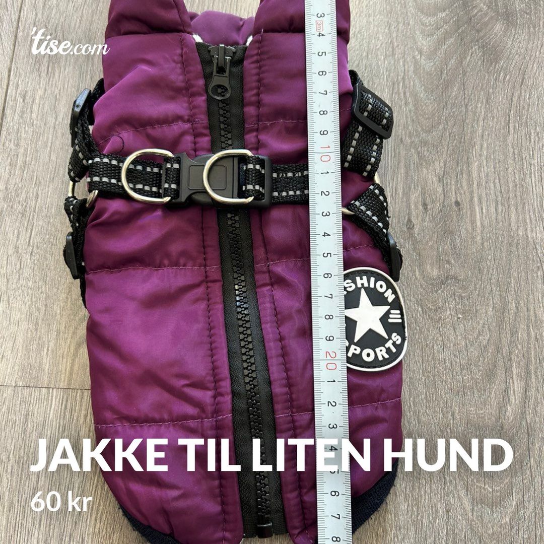 Jakke til liten hund