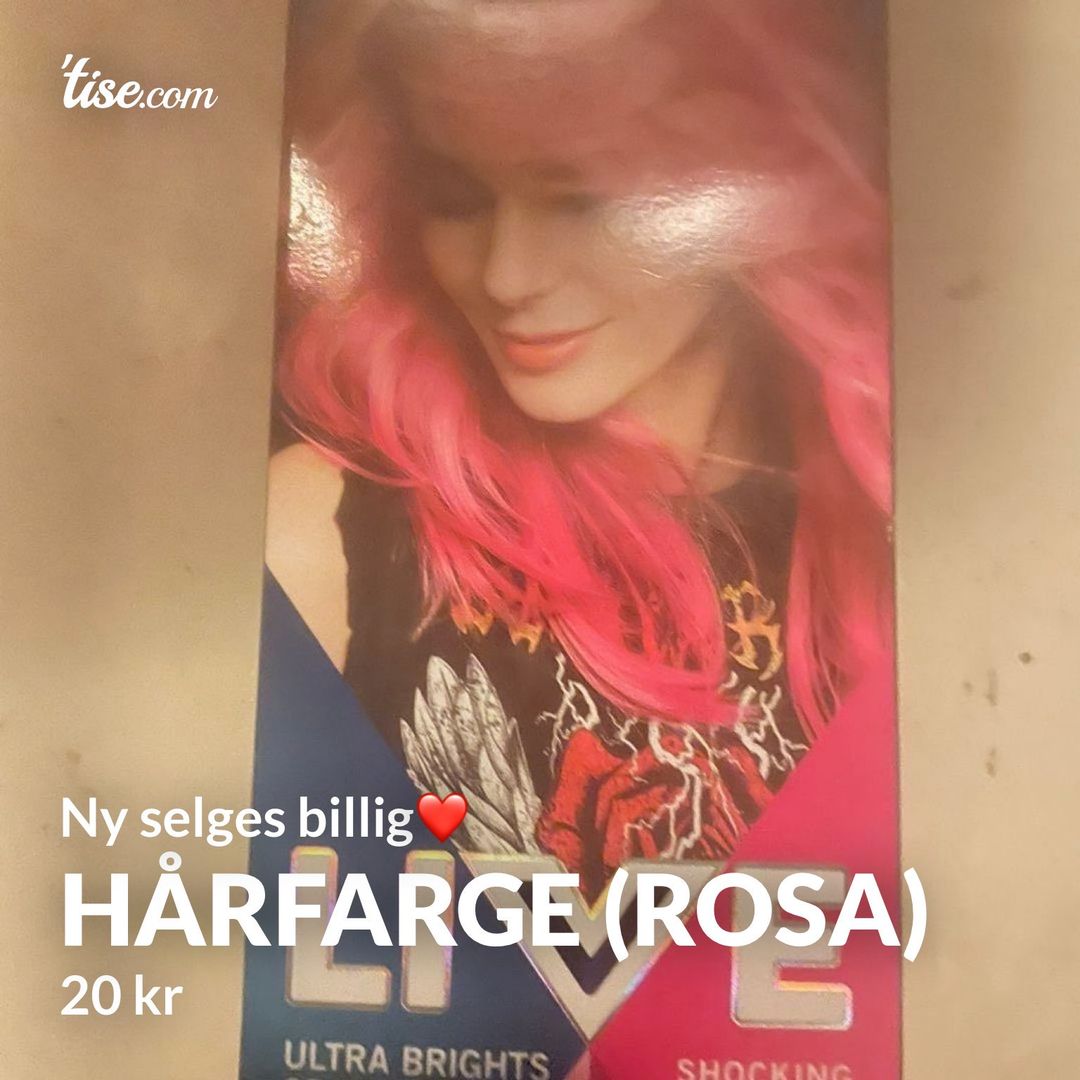 Hårfarge (rosa)