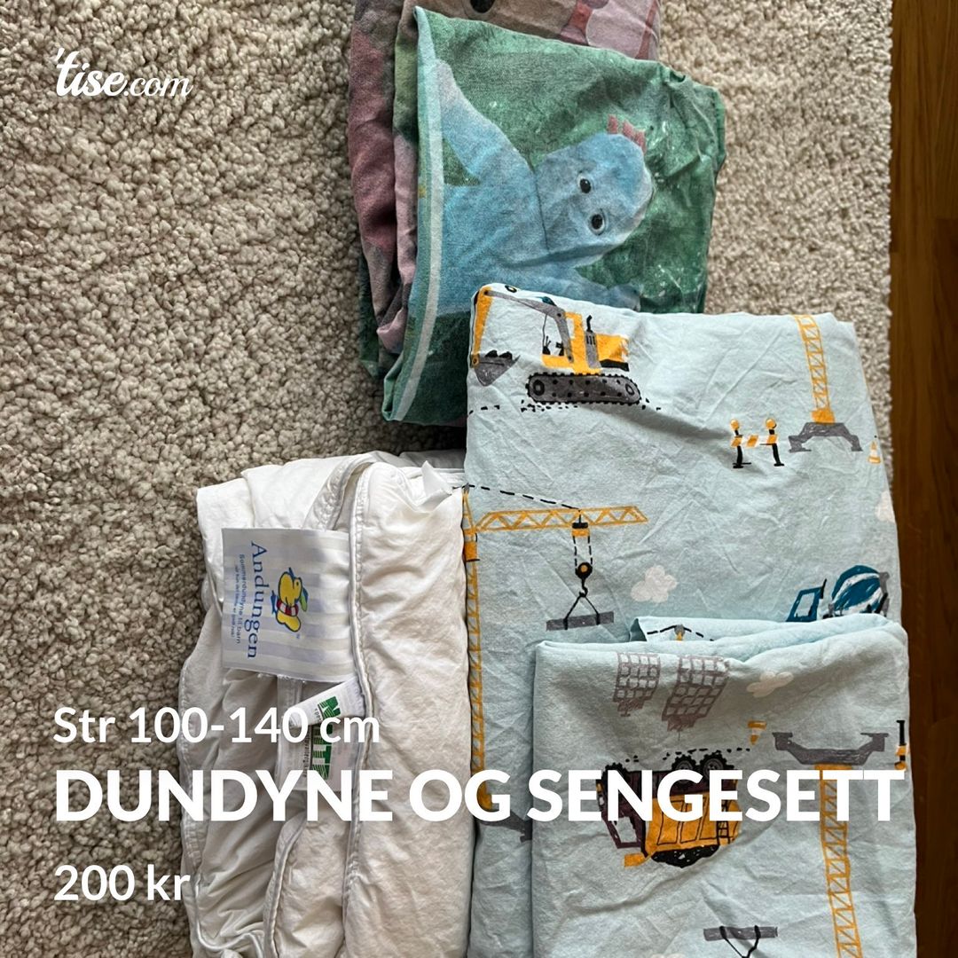 Dundyne og sengesett