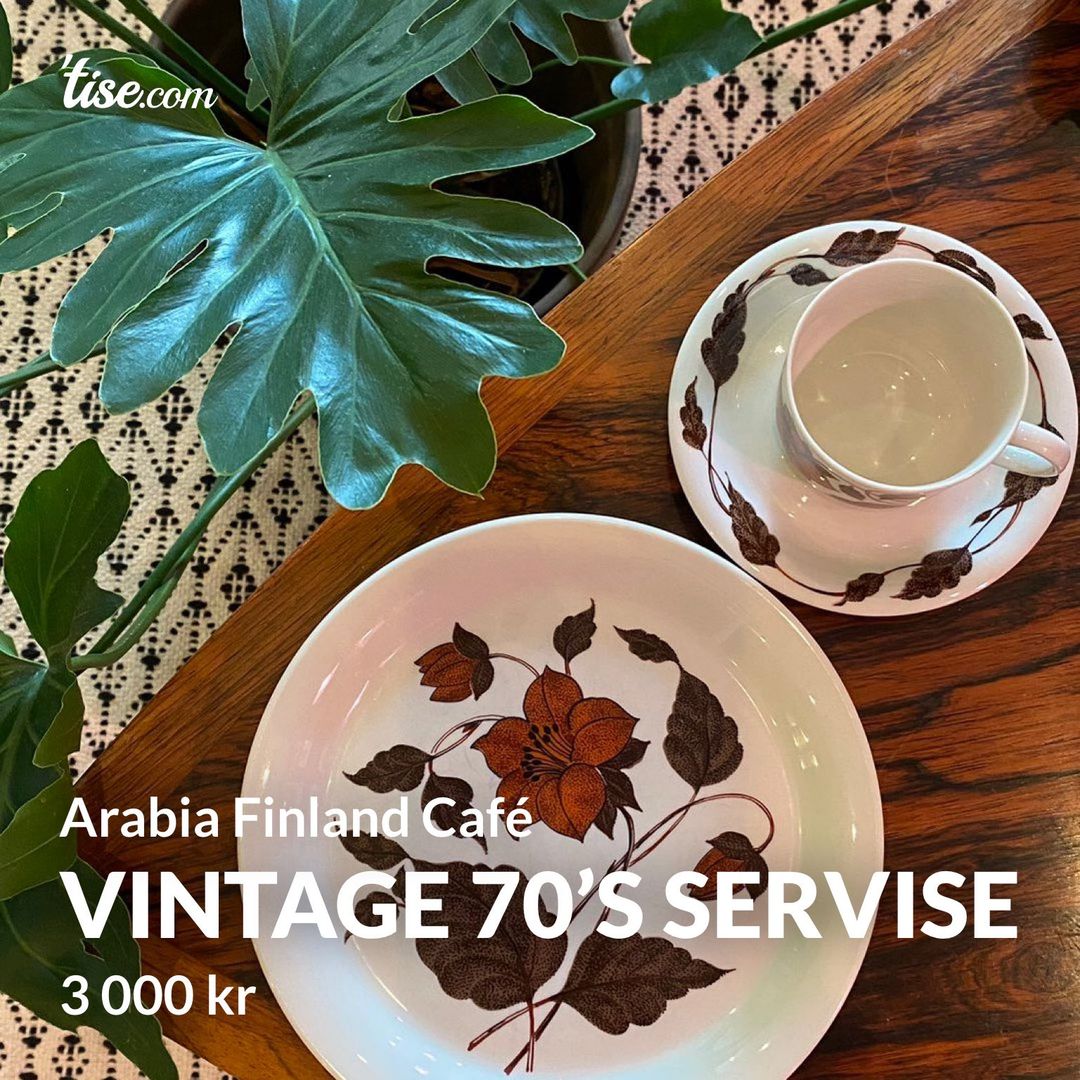 Vintage 70’s servise