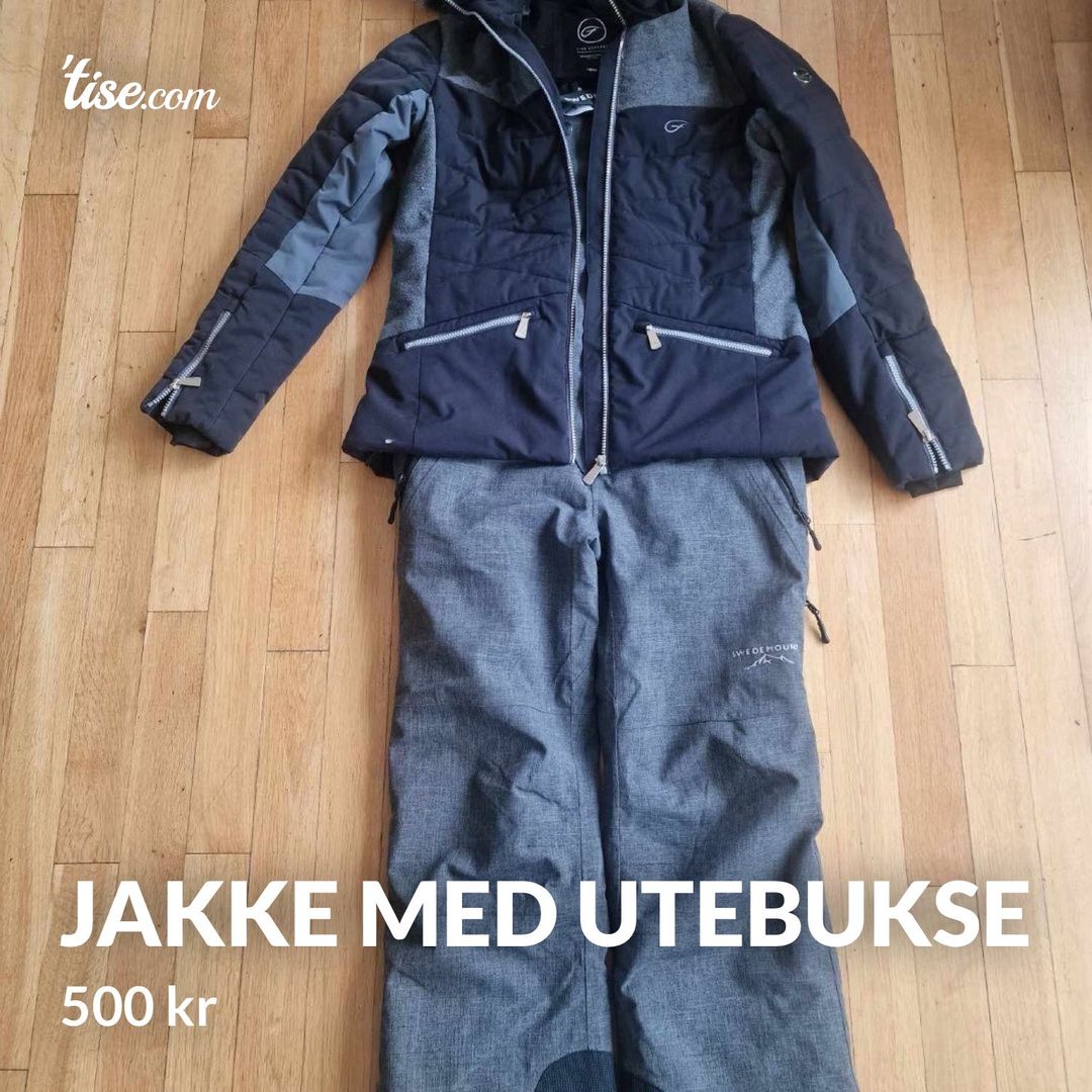 Jakke med utebukse