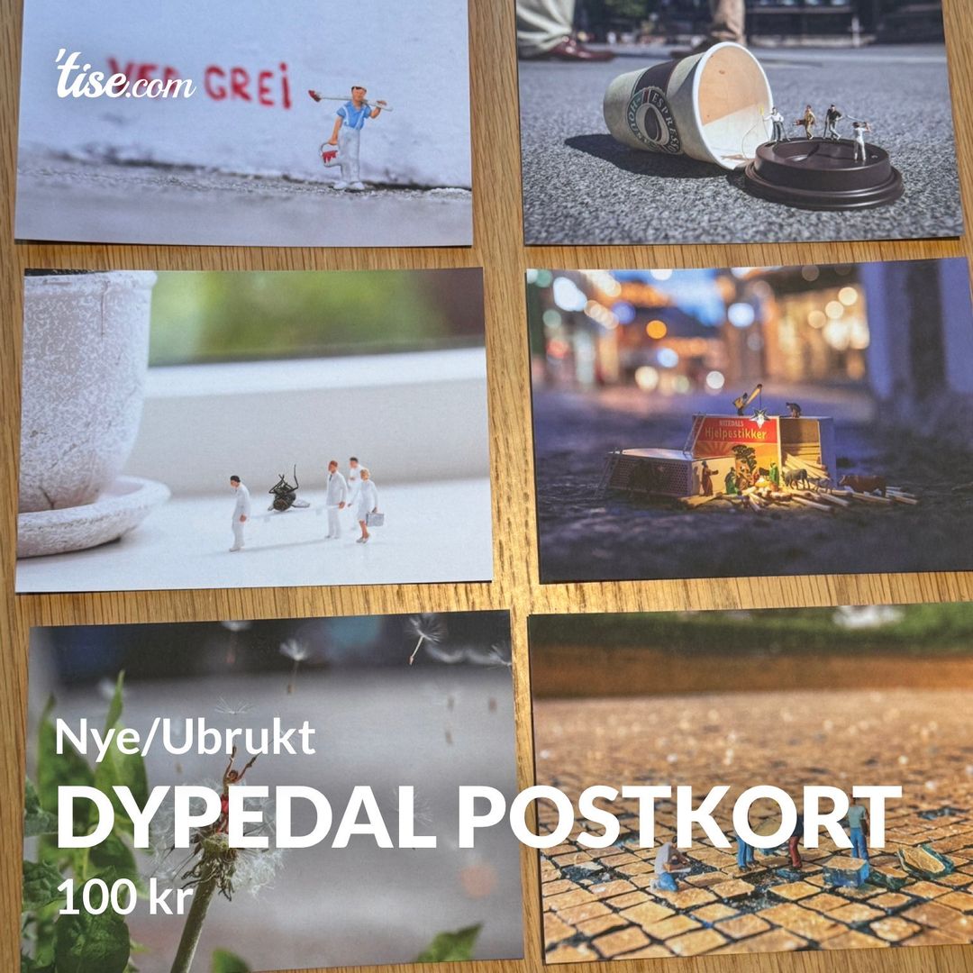 Dypedal postkort