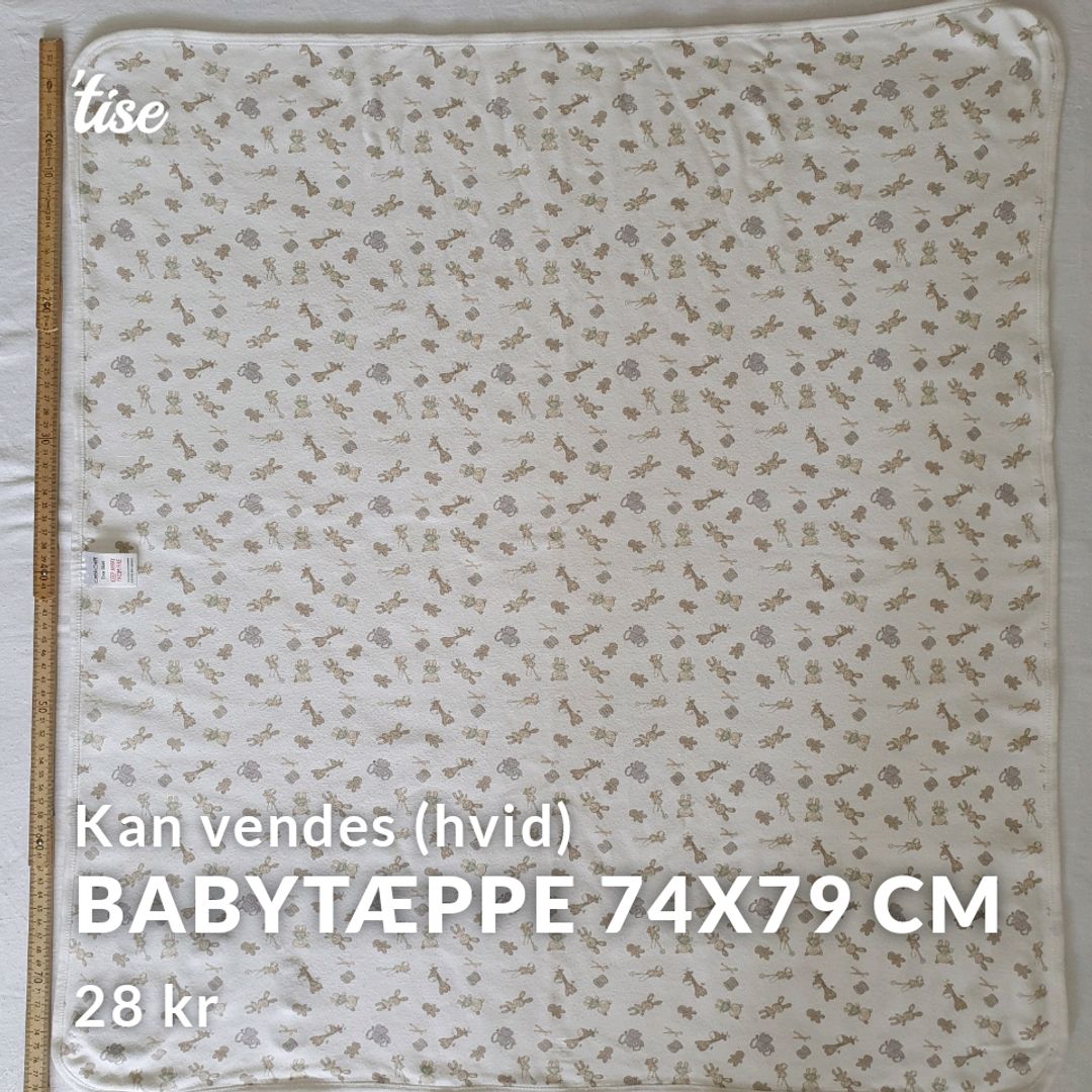 Babytæppe 74x79 cm