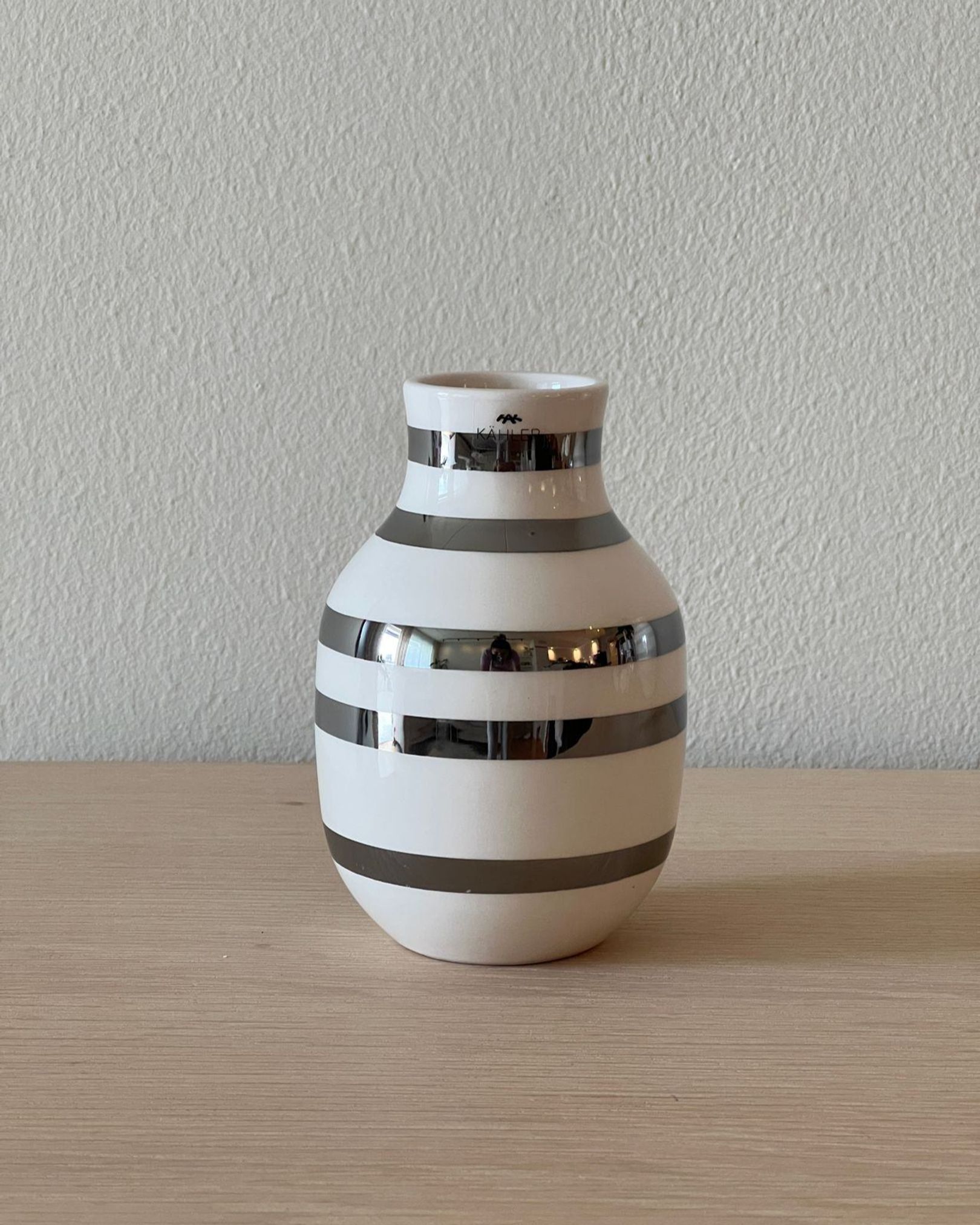 Vase 125 cm sølv