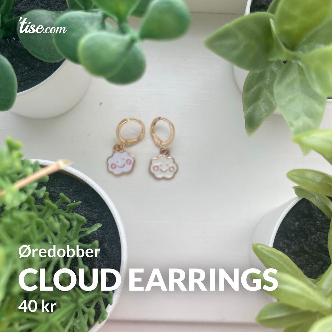 Cloud earrings