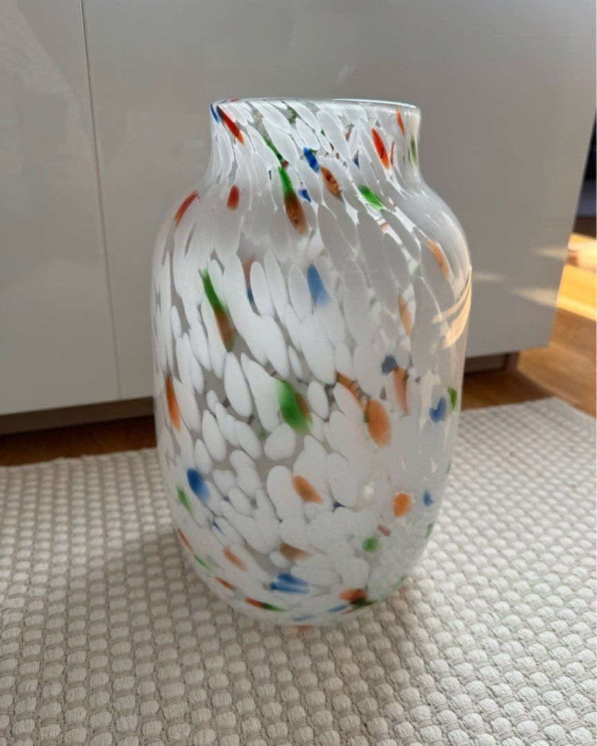 Hay splash vase L