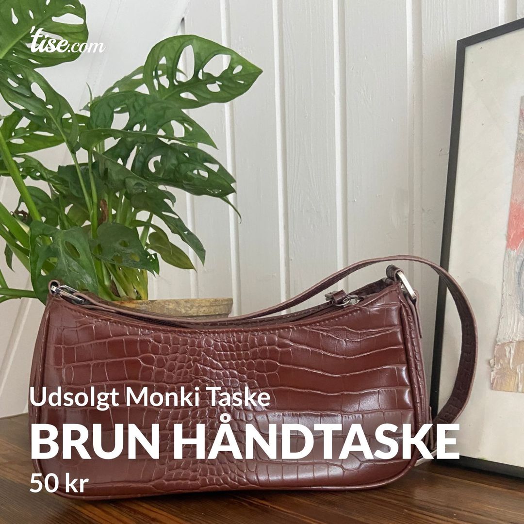 Brun Håndtaske