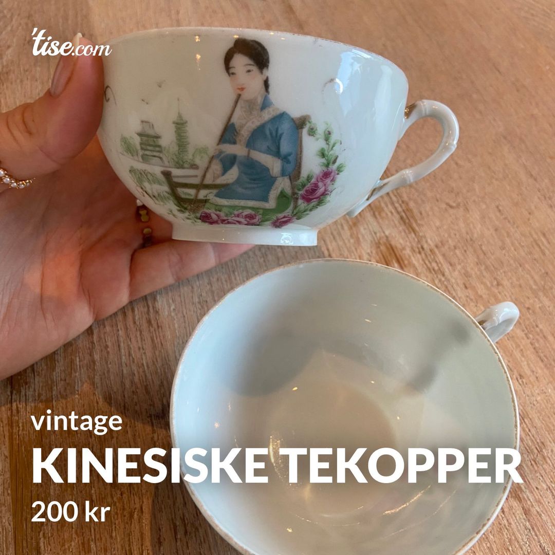 Kinesiske tekopper