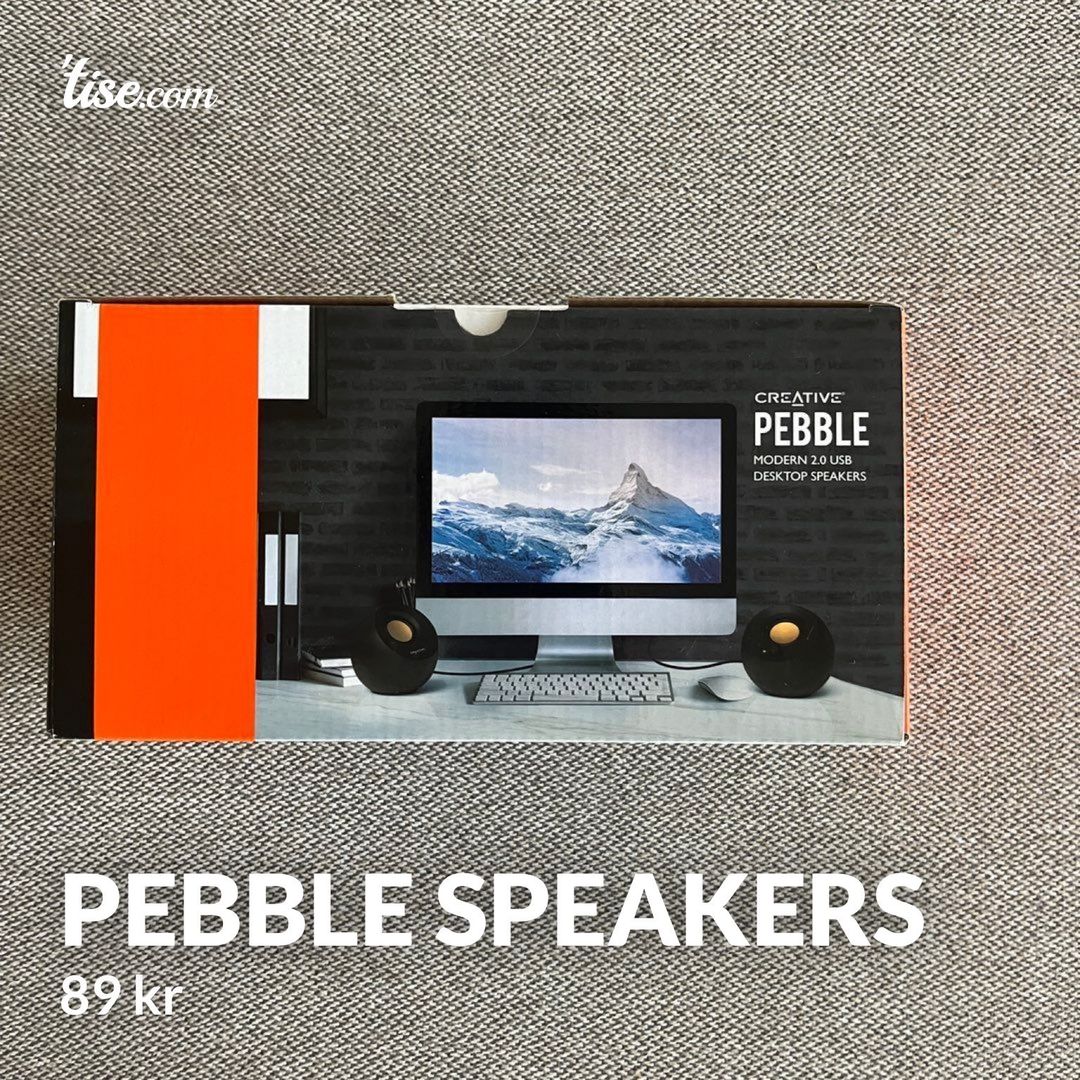 Pebble speakers