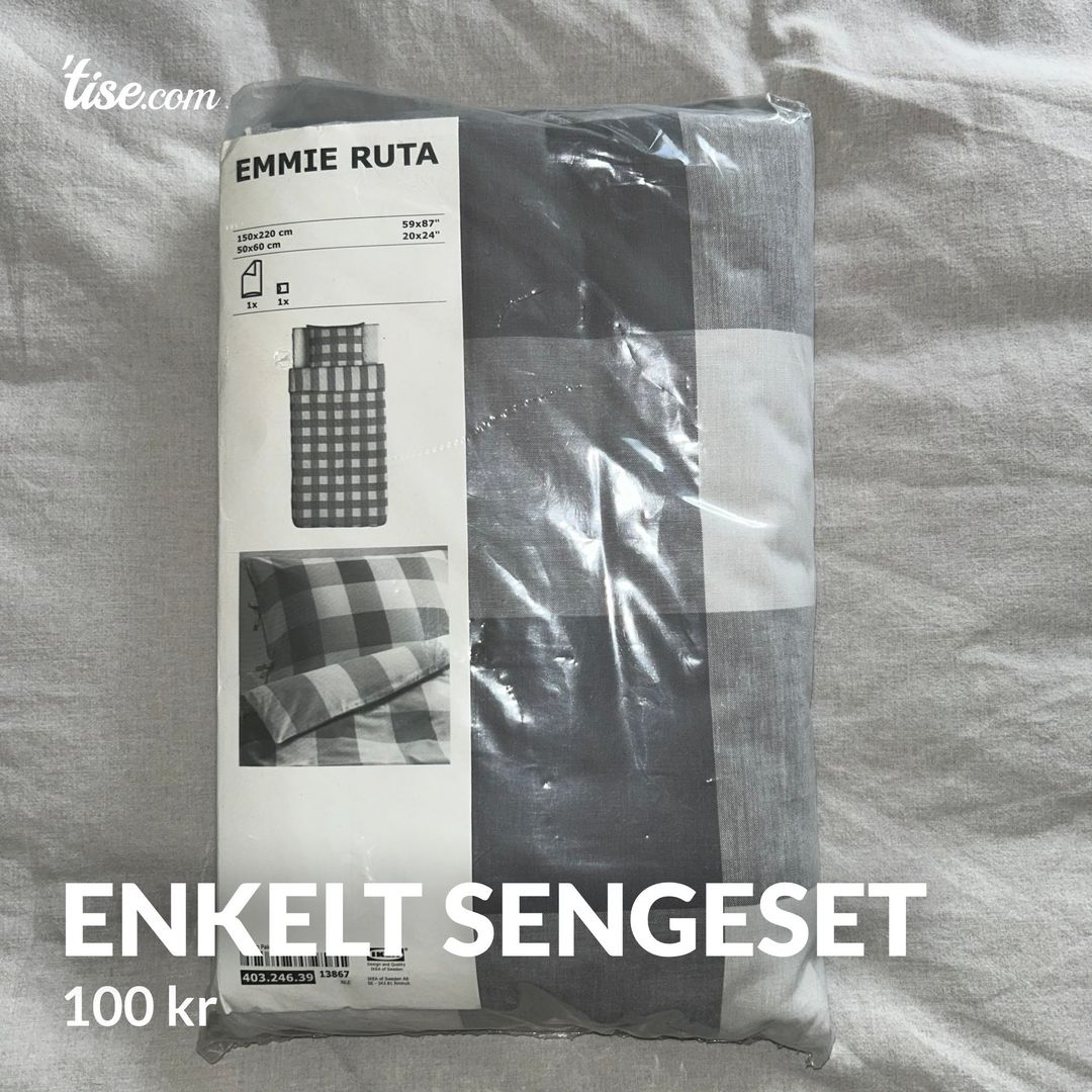 Enkelt sengeset