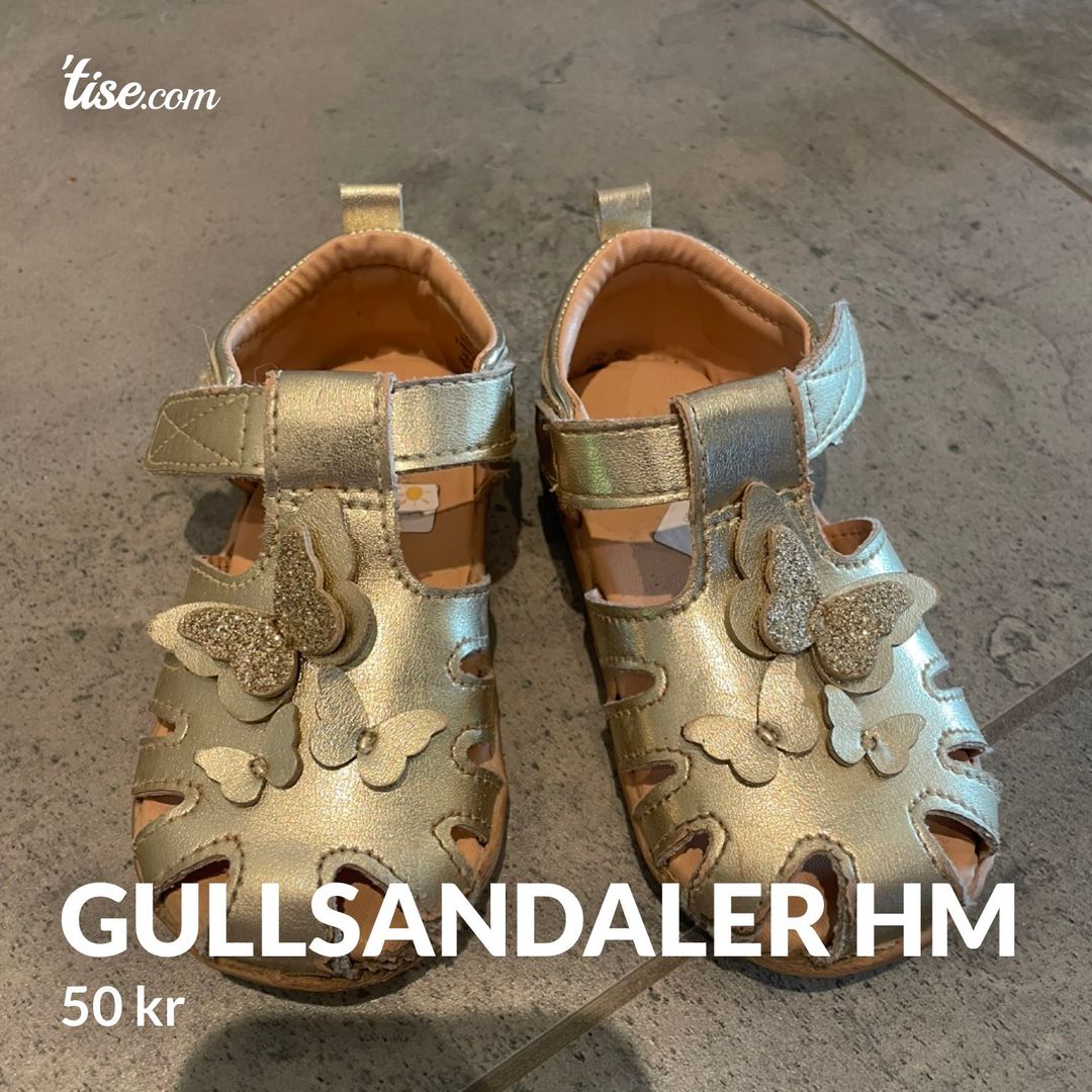 Gullsandaler hm