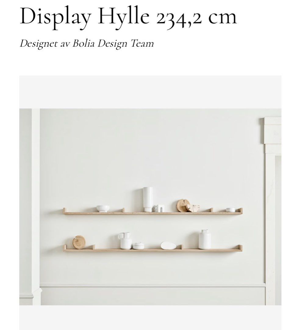 Bolia display hylle