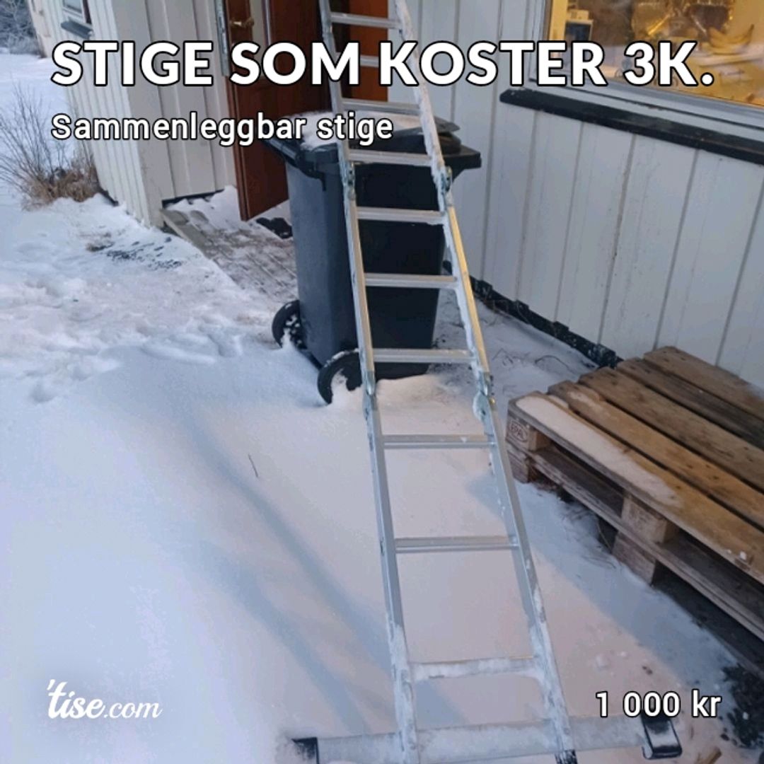 Stige som koster 3k