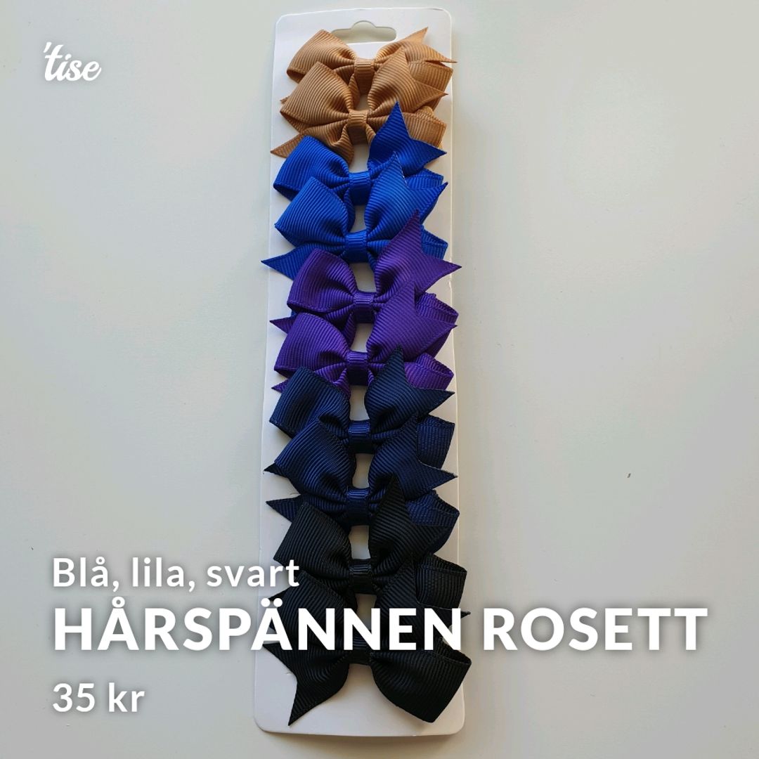 Hårspännen Rosett