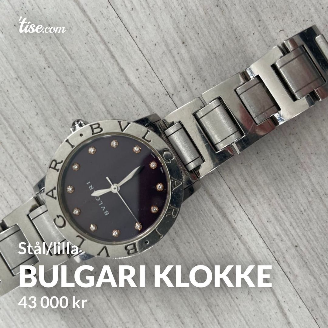 Bulgari klokke