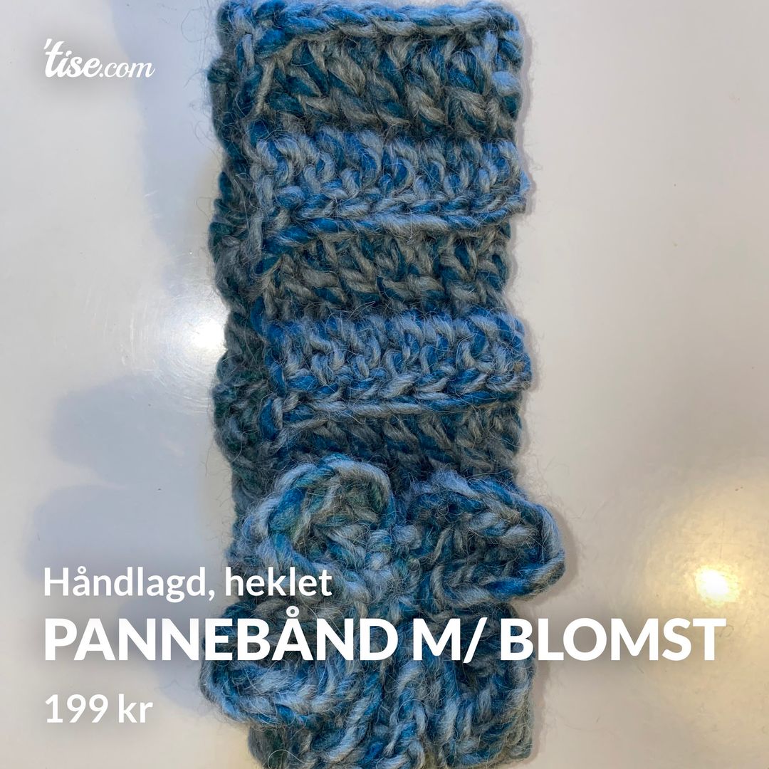 pannebånd m/ blomst