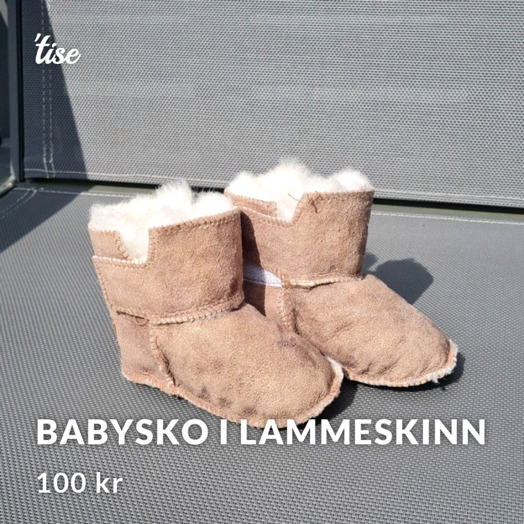 Babysko i lammeskinn