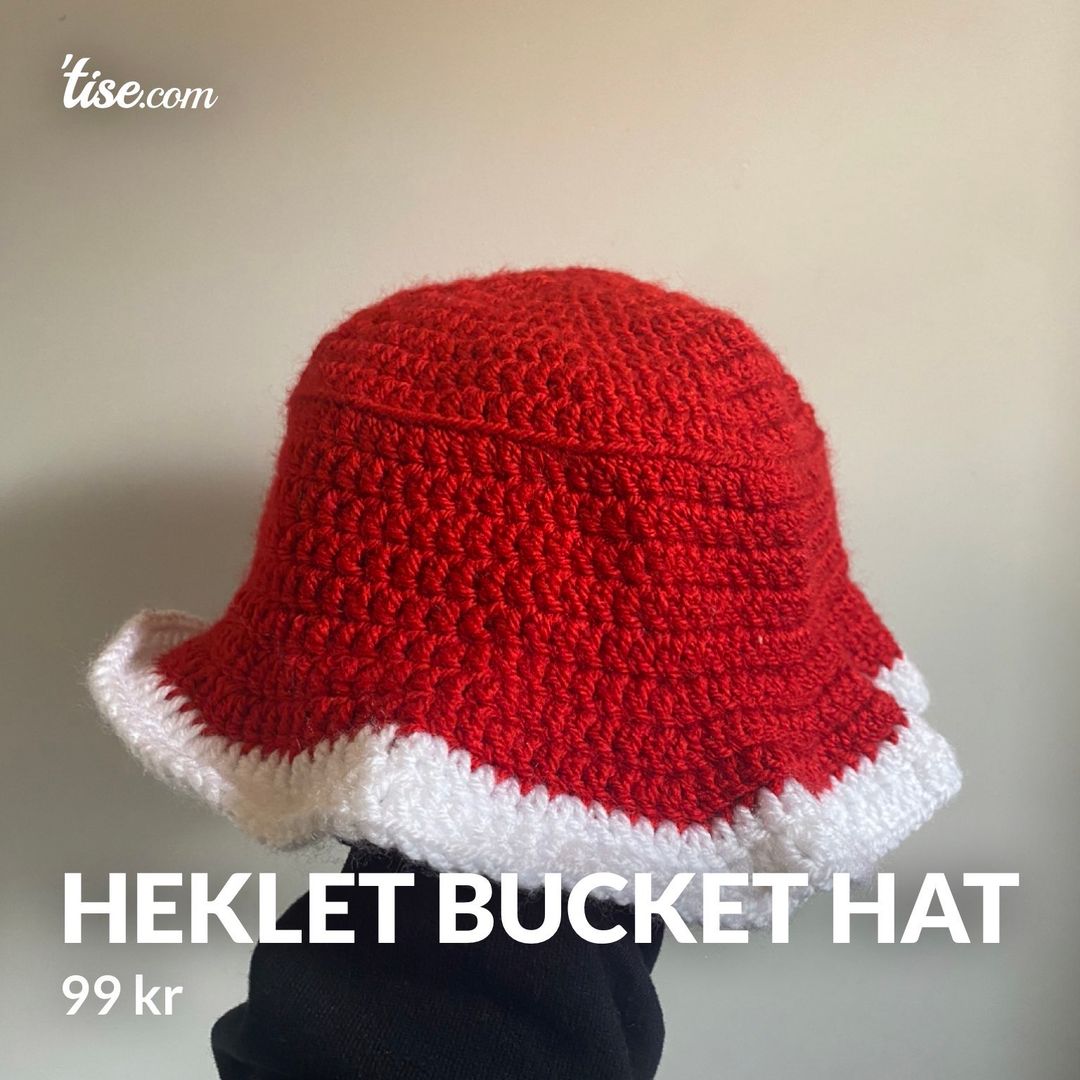 Heklet bucket hat