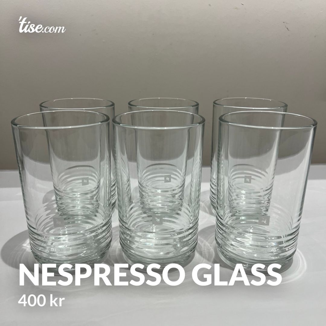 Nespresso glass