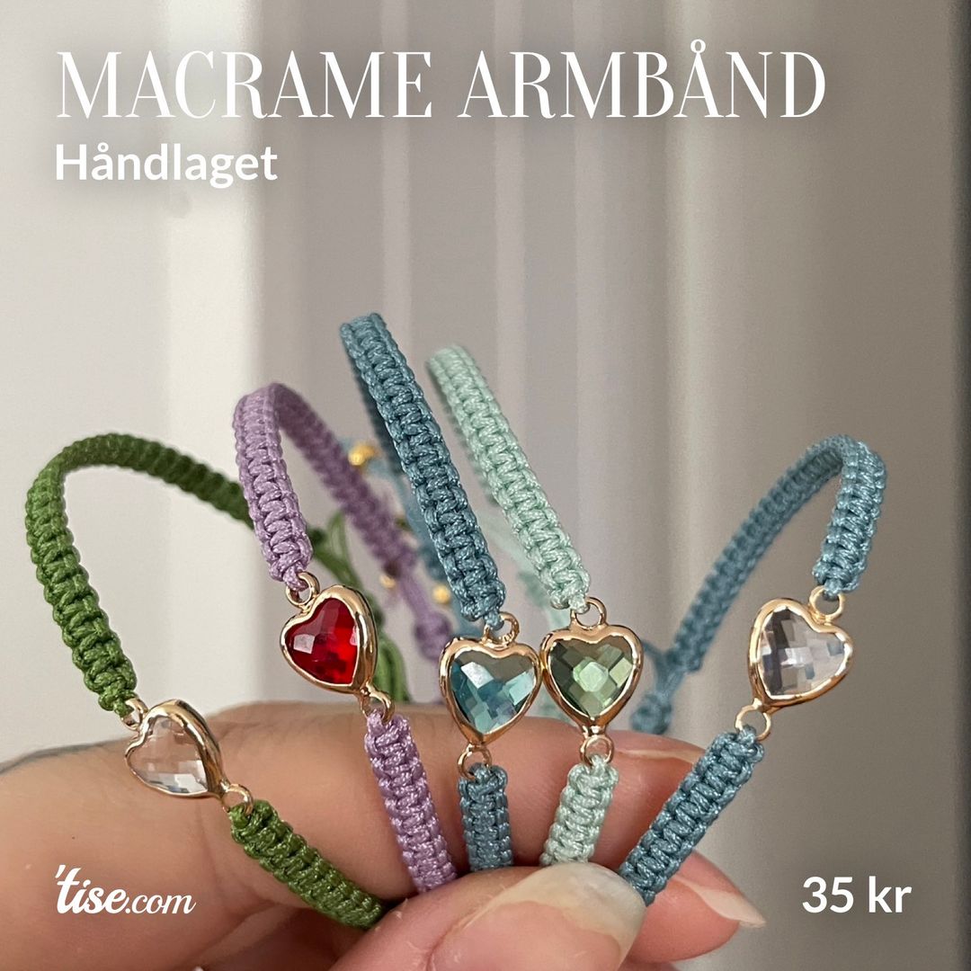 Macrame armbånd