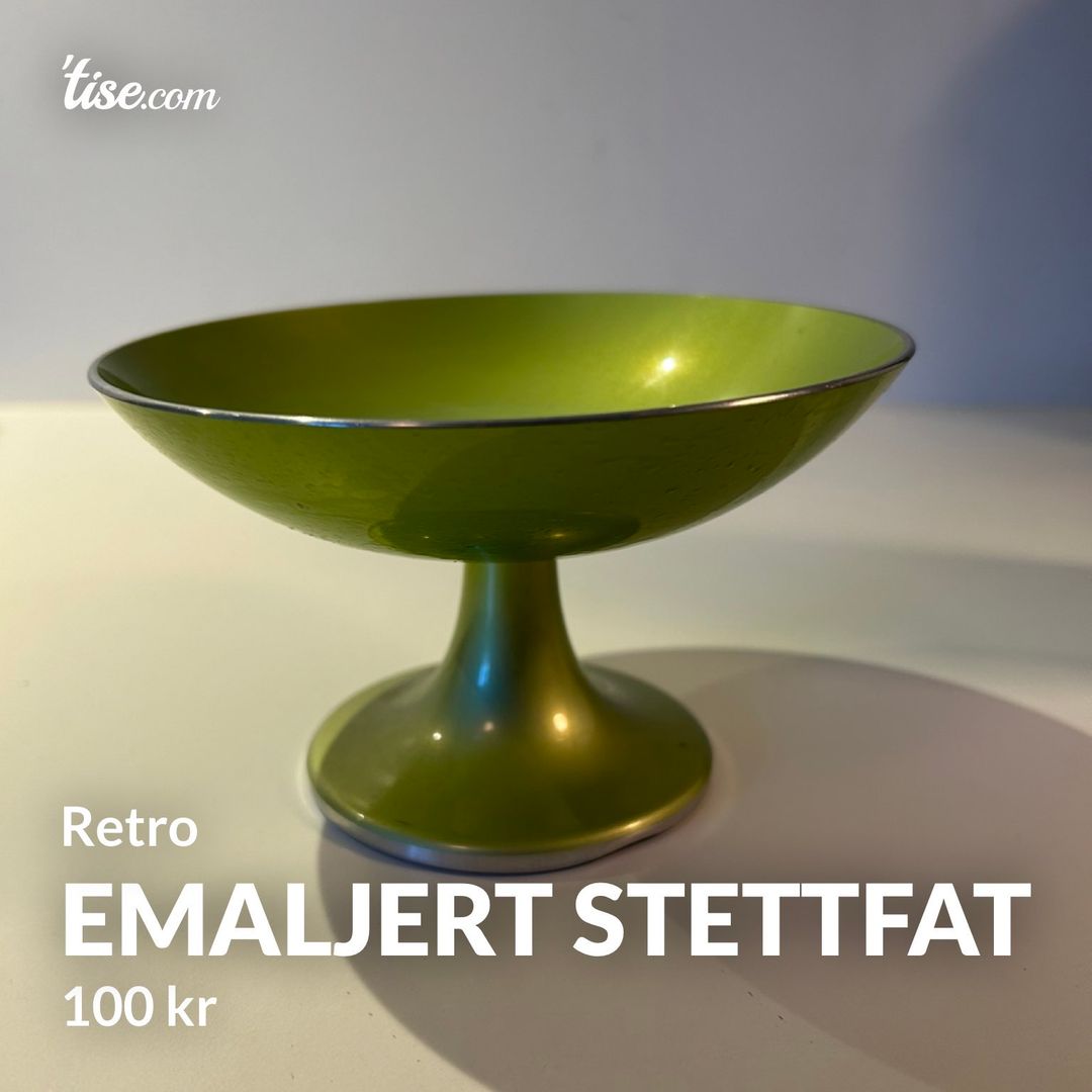 Emaljert stettfat