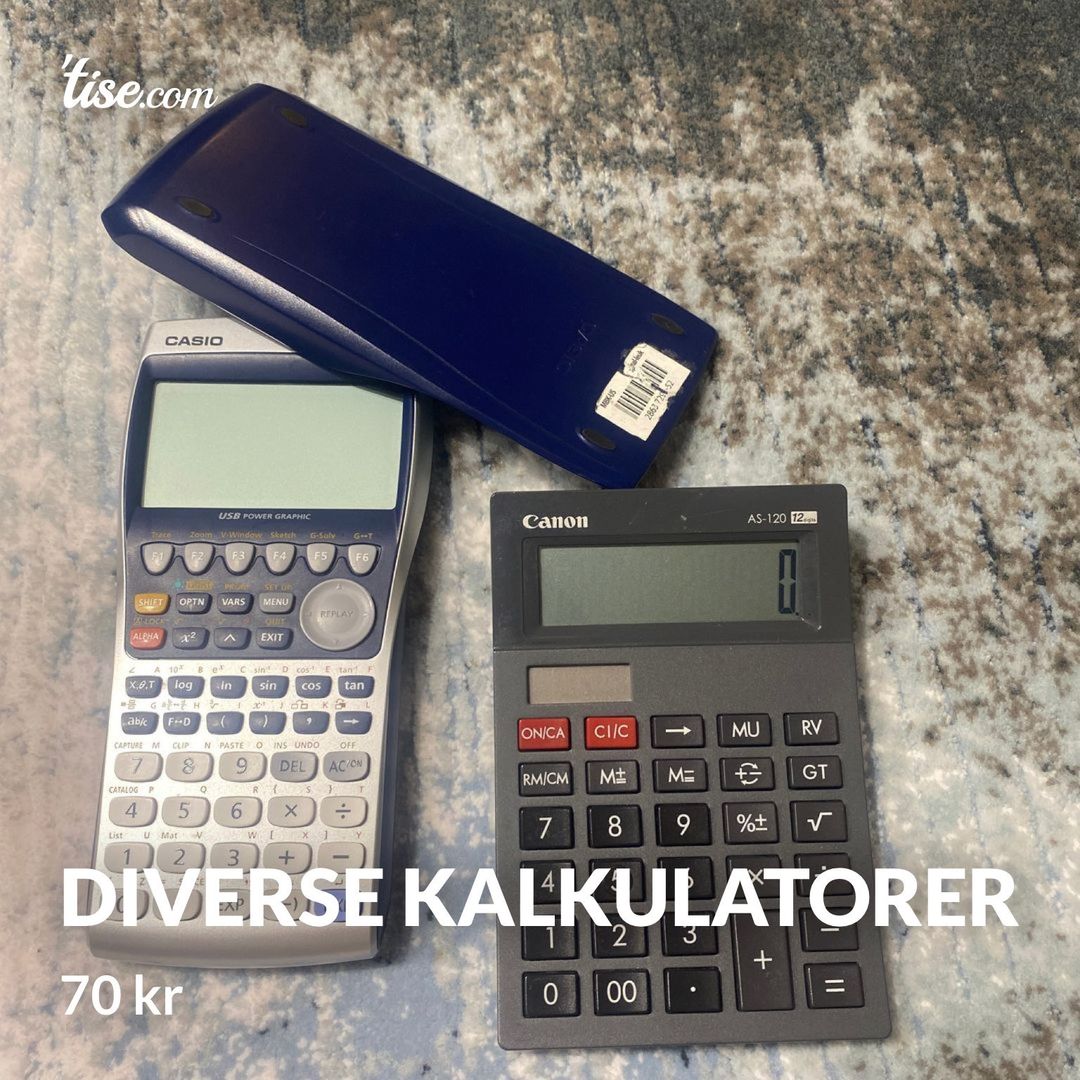 Diverse kalkulatorer