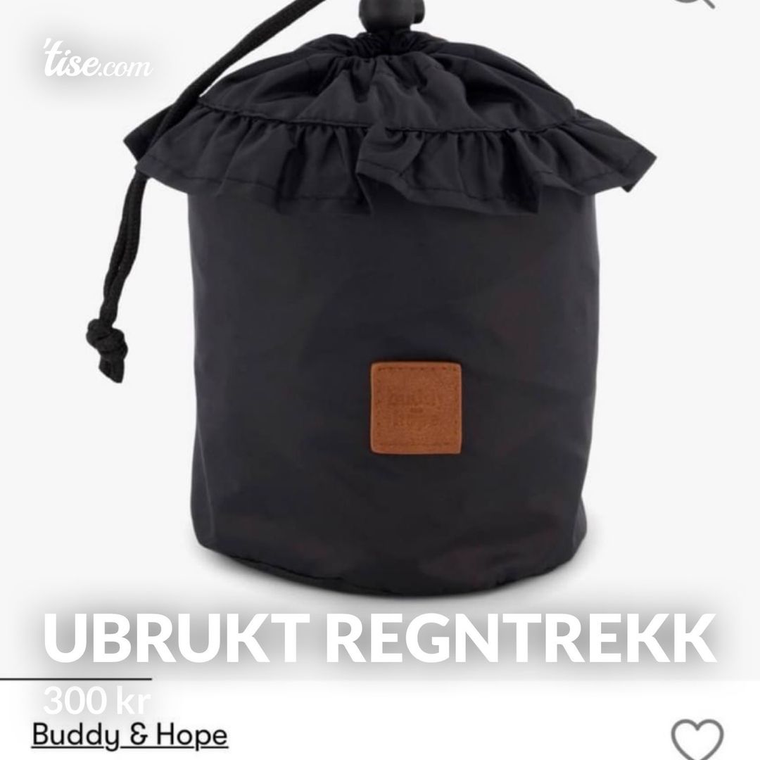 Ubrukt regntrekk