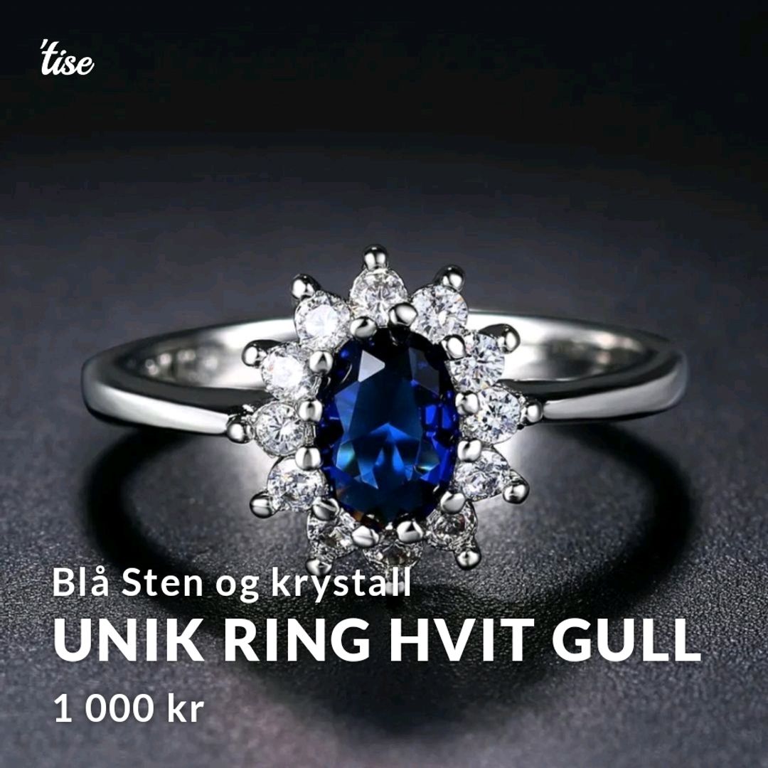 Unik Ring Hvit gull