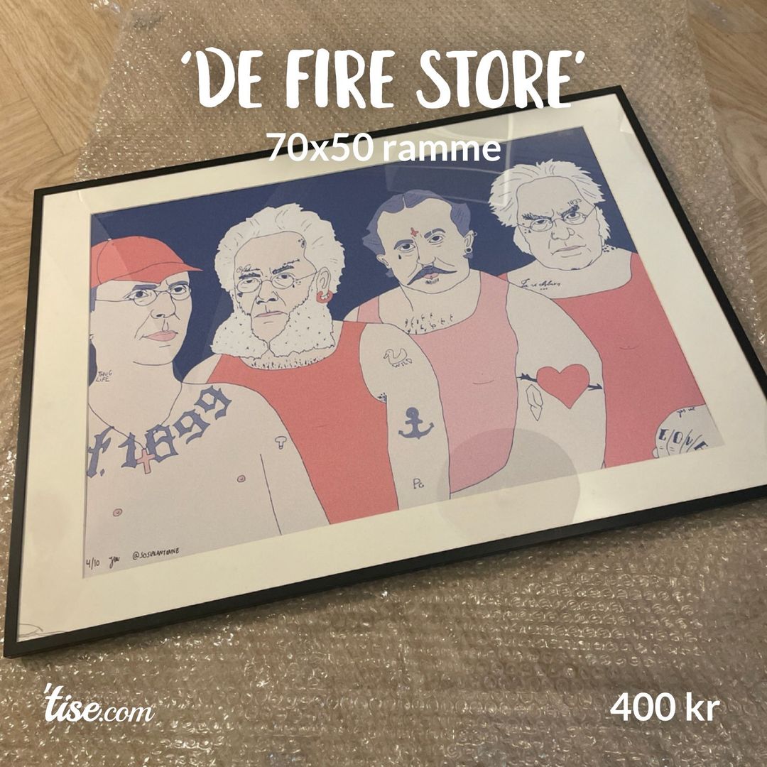 ‘De fire store’