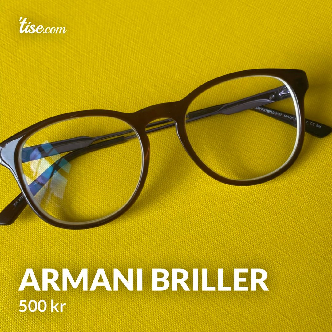 Armani briller