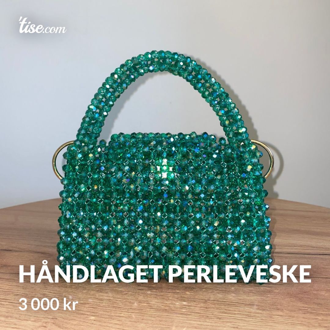 Håndlaget perleveske