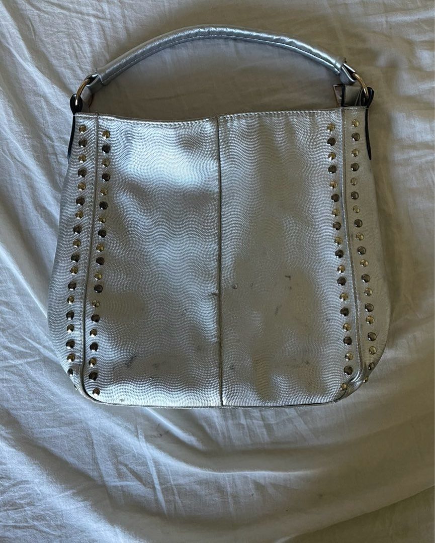 y2k chrome bag