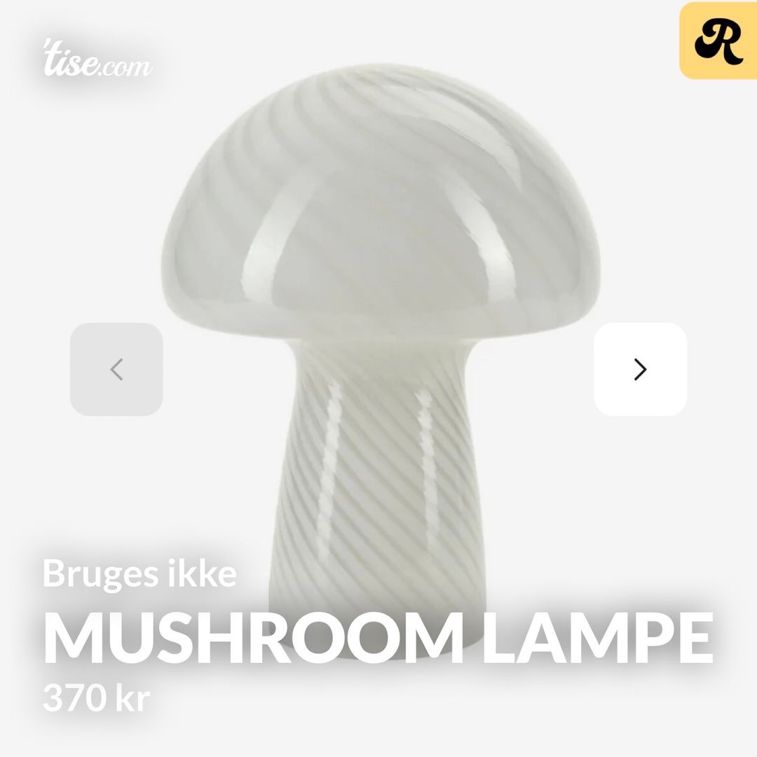Mushroom lampe